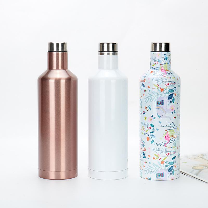 Stainless Steel Wine Bottle 500ml#6530
