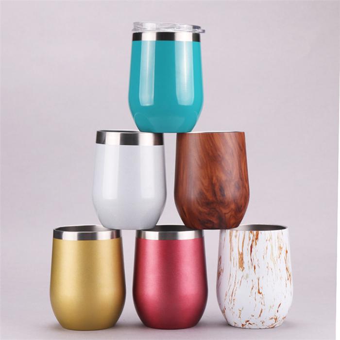 12oz Wine Tumbler ,Egg-shaped #6013